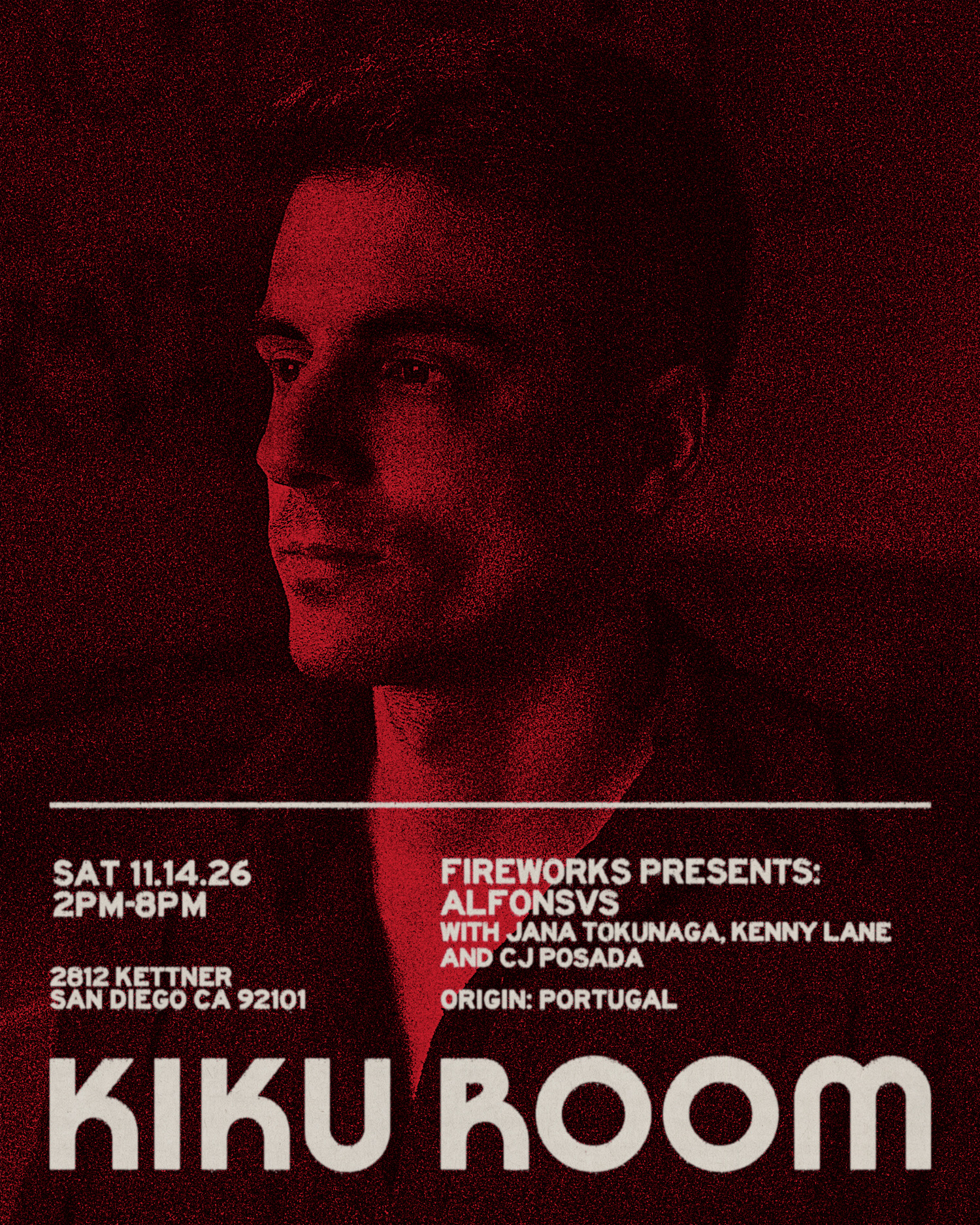Kiku Room x Fireworks presents: Alfonsvs (Day Event)
