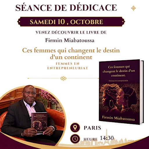 Séance dédicace – Firmin Miabatoussa