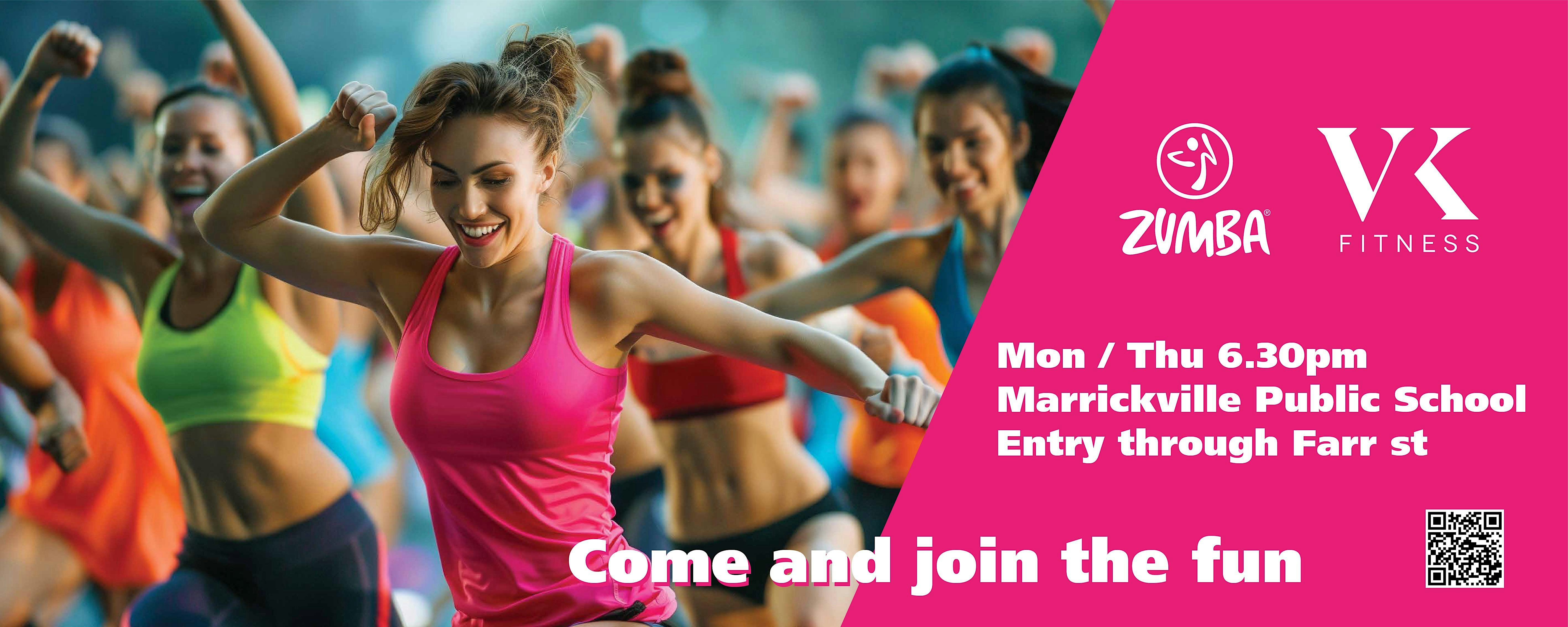 Zumba with Val and K at Marrickville Public School