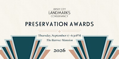 Jersey City Landmarks Conservancy 2026 Preservation Awards
