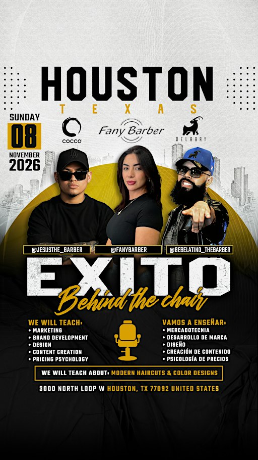 ÉXITO BEHIND THE CHAIR