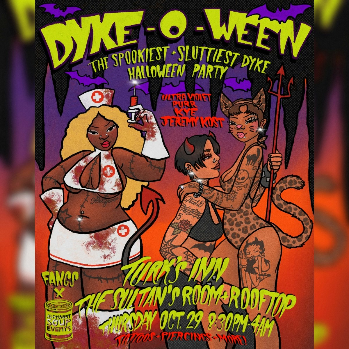 DYKE-o-Ween ft. DJ Ultra violet, DJ Purr, DJ Kye, Dj Jeremy Kost
