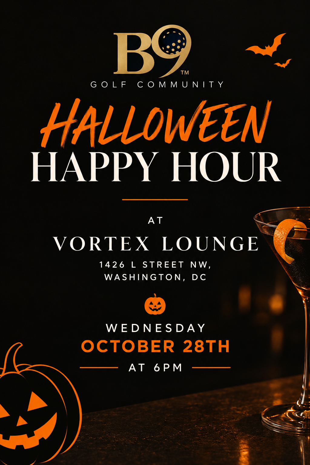 B9 Halloween Happy Hour