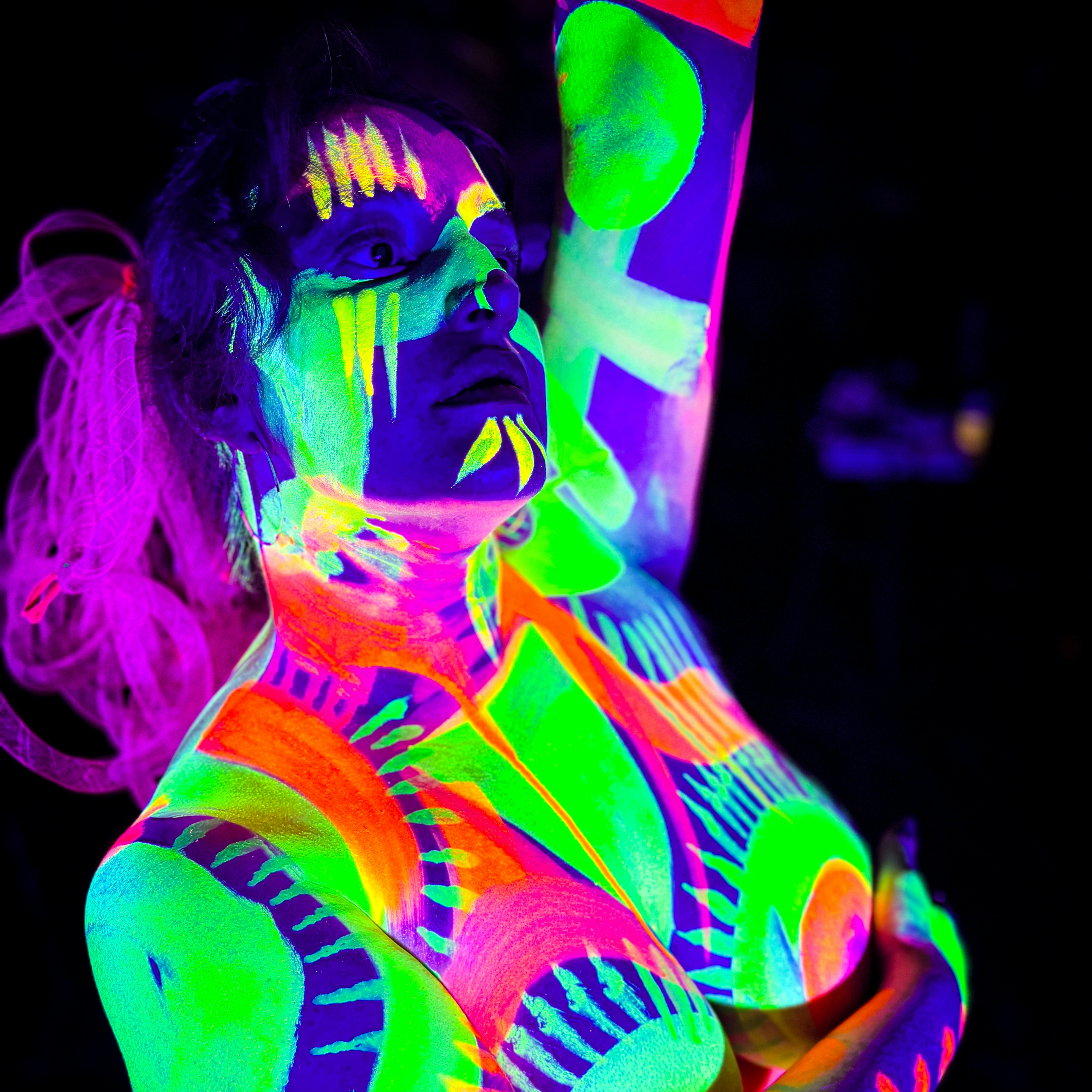 Neon Naked Life Drawing in Bristol!