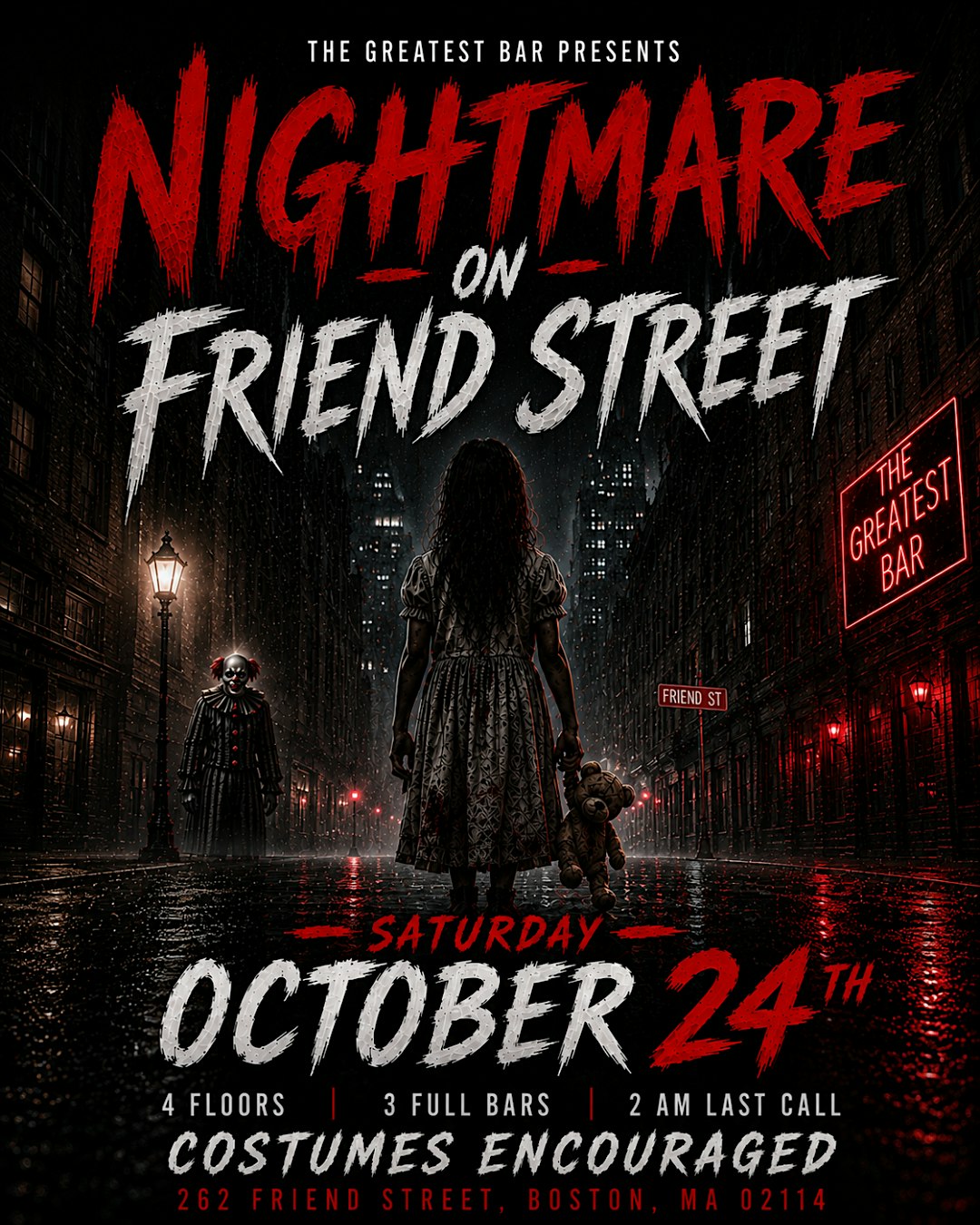 Nightmare on Friend Street @ The Greatest Bar