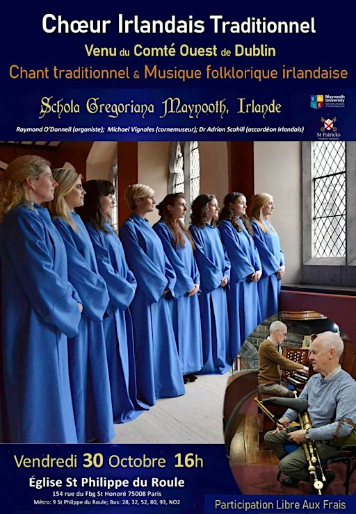 Grand Concert Gratuit - Choeur Traditionnel Irlandais