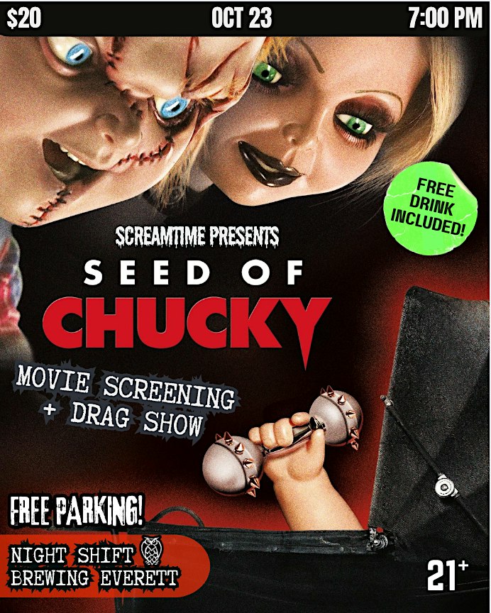 Screamtime: A monthly drag & horror movie night