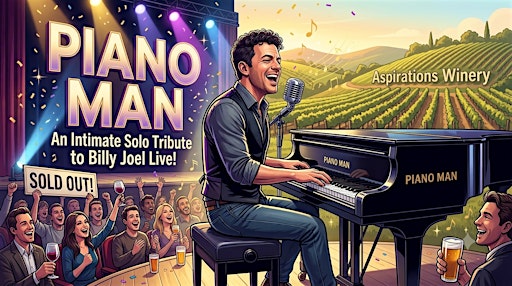 "Piano Man" – An Intimate Solo Tribute to Billy Joel Live!