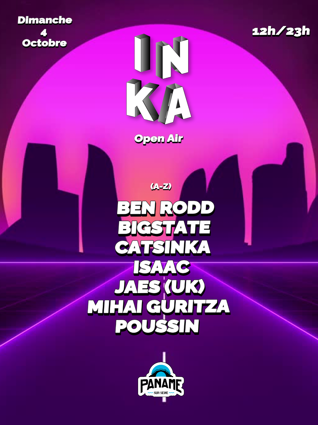 INKA Open Air: Catsinka, Bigstate, Ben Rodd, Isaac, Poussin, JaeS