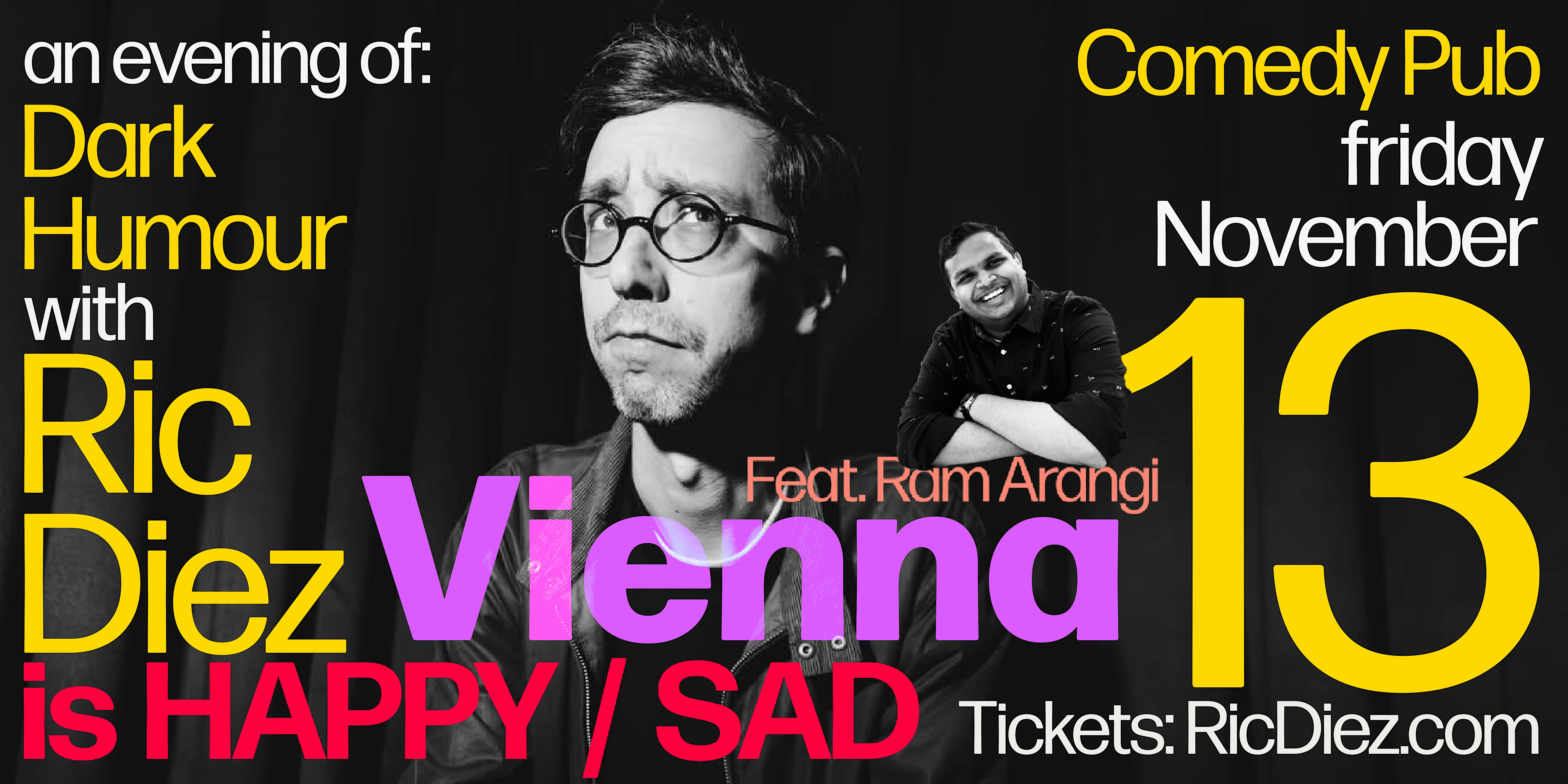 Ric Diez: Happy/Sad | English Stand-Up Comedy in Vienna @TheComedyPub