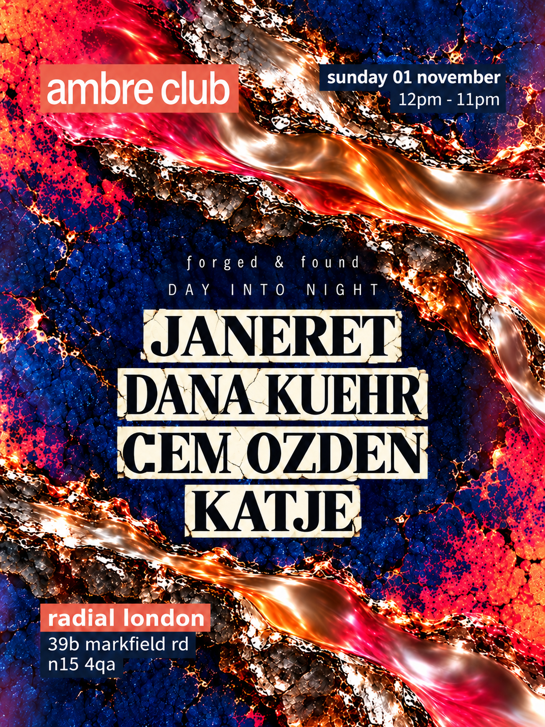ambre club presents: Janeret, Dana Kuehr, Cem Ozden & katje