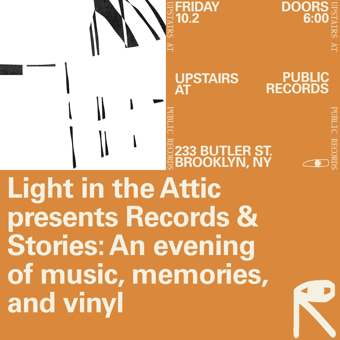 Light in the Attic presents Records & Stories: An evening of music, memories, and vinyl