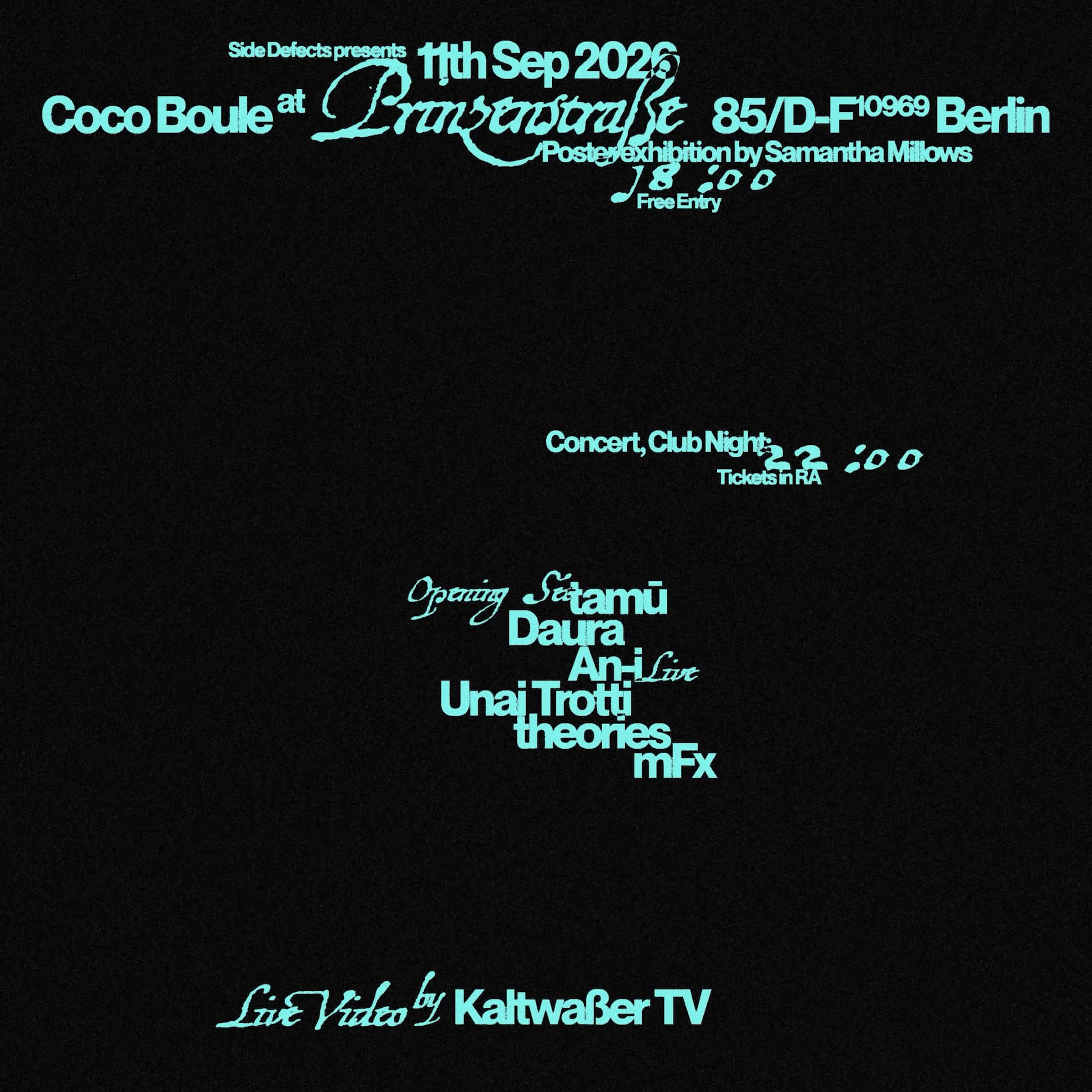 Side Defects [exPO night] feat. Unai Trotti, Daura, An-i live