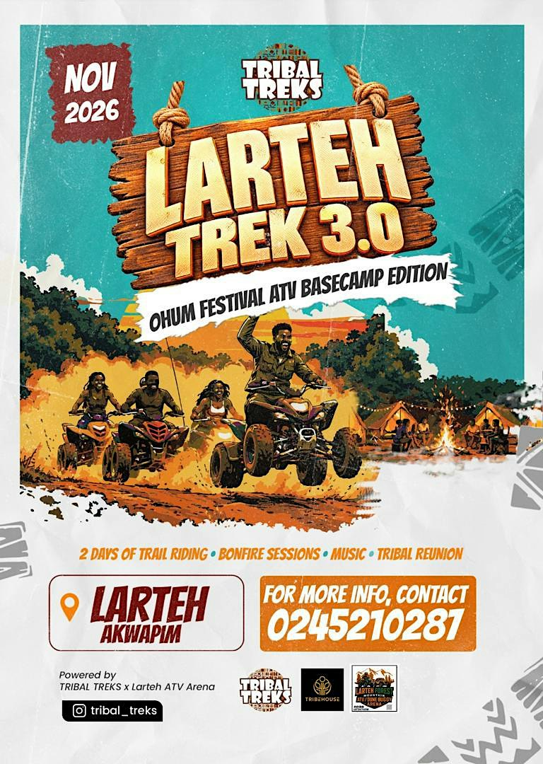 Tribehouse Larteh Trek 3.0 ATV/Dune Buggy Edition