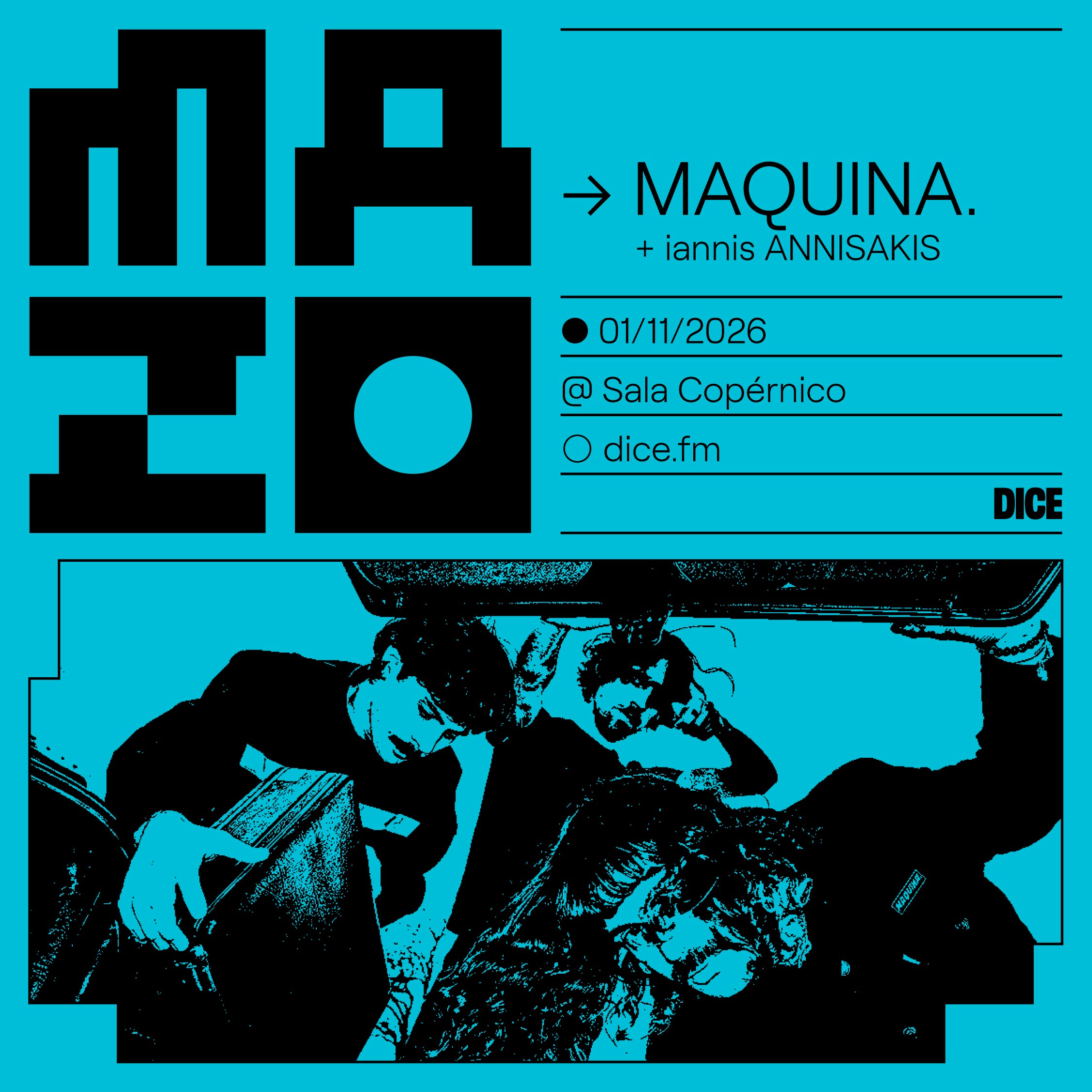 MAQUINA. + iannis ANISAKIS en MAZO