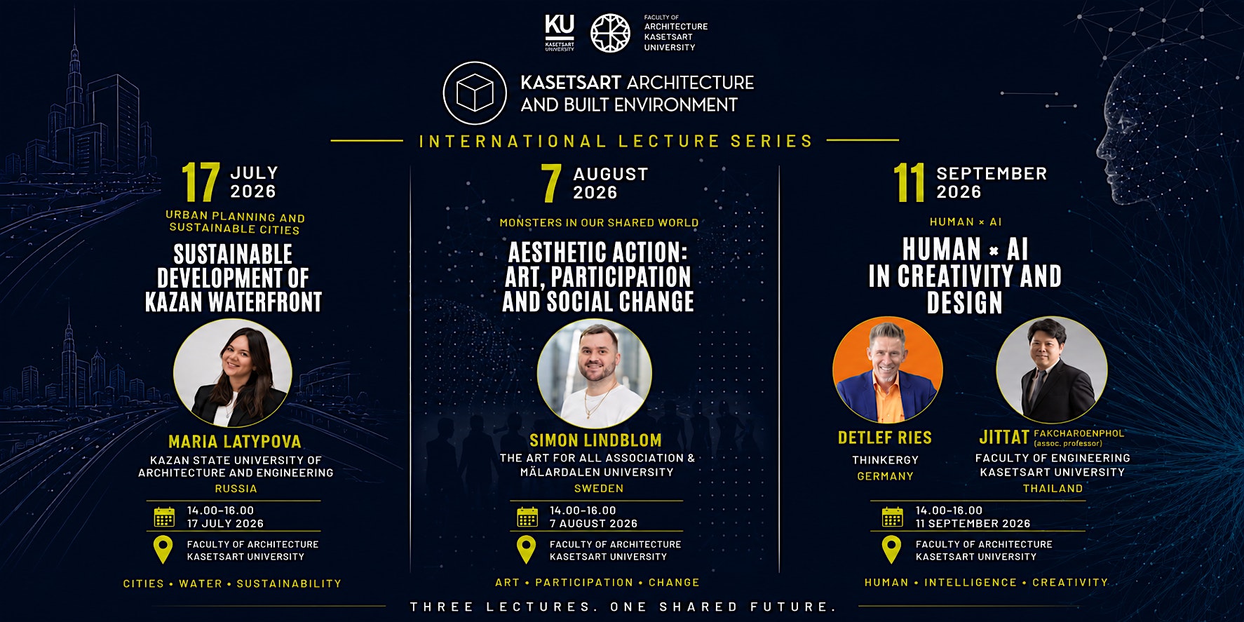 Kasetsart A/BE International Lecture Series 2026