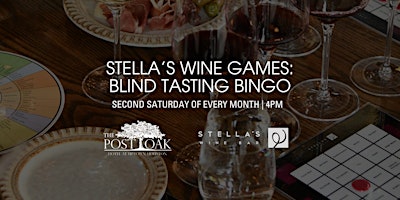 Stella’s Wine Games: Blind Tasting Bingo