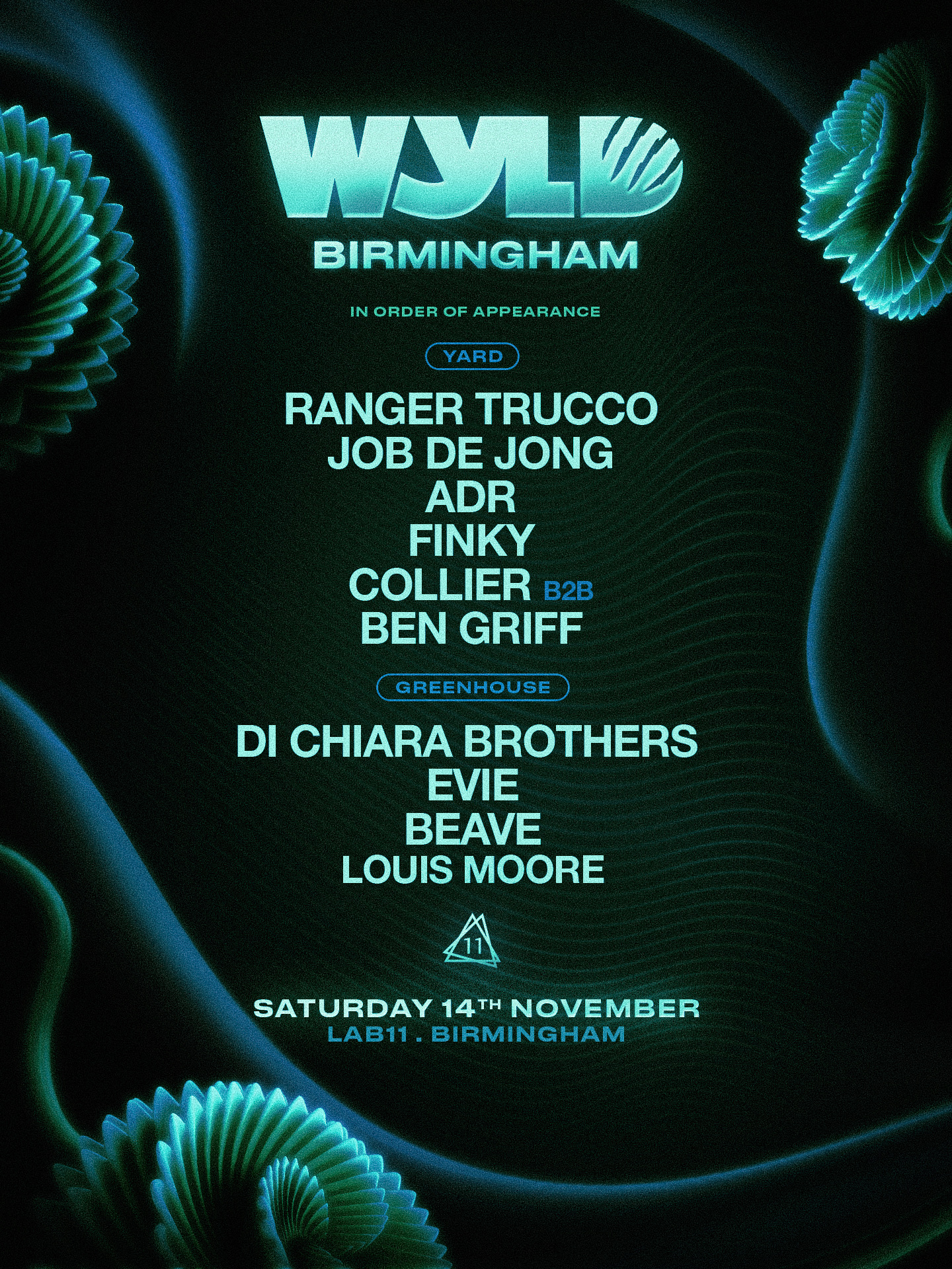 WYLD Birmingham: Ranger Trucco, Job de Jong, Di Chiara Brothers