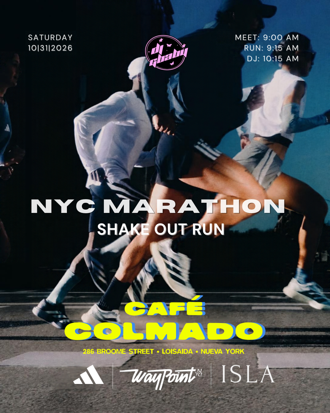 NYC  MARATHON SHAKE OUT RUN