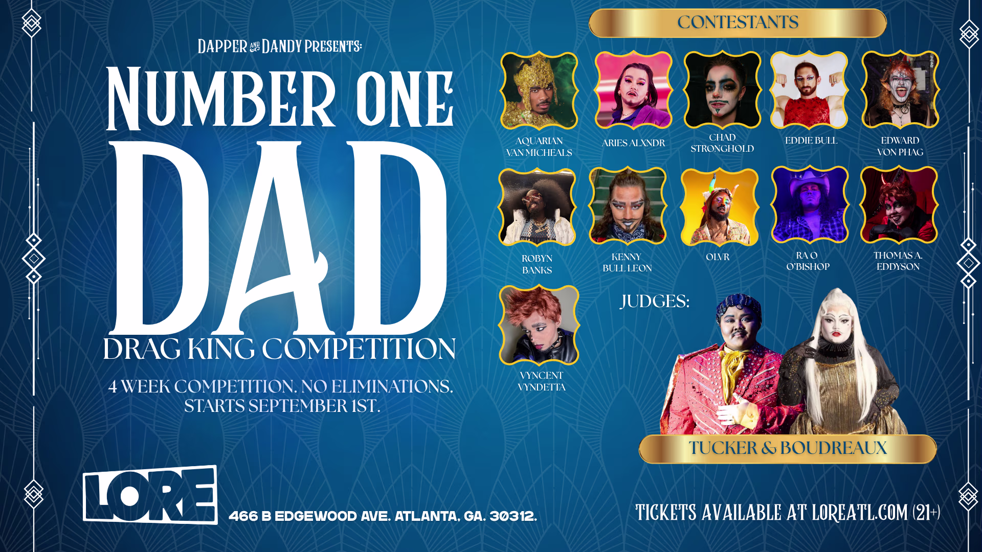 Number One Dad: Drag King Competition (Week 2)