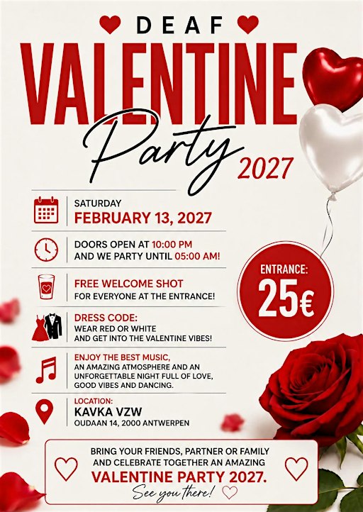 Deaf Valentine Party