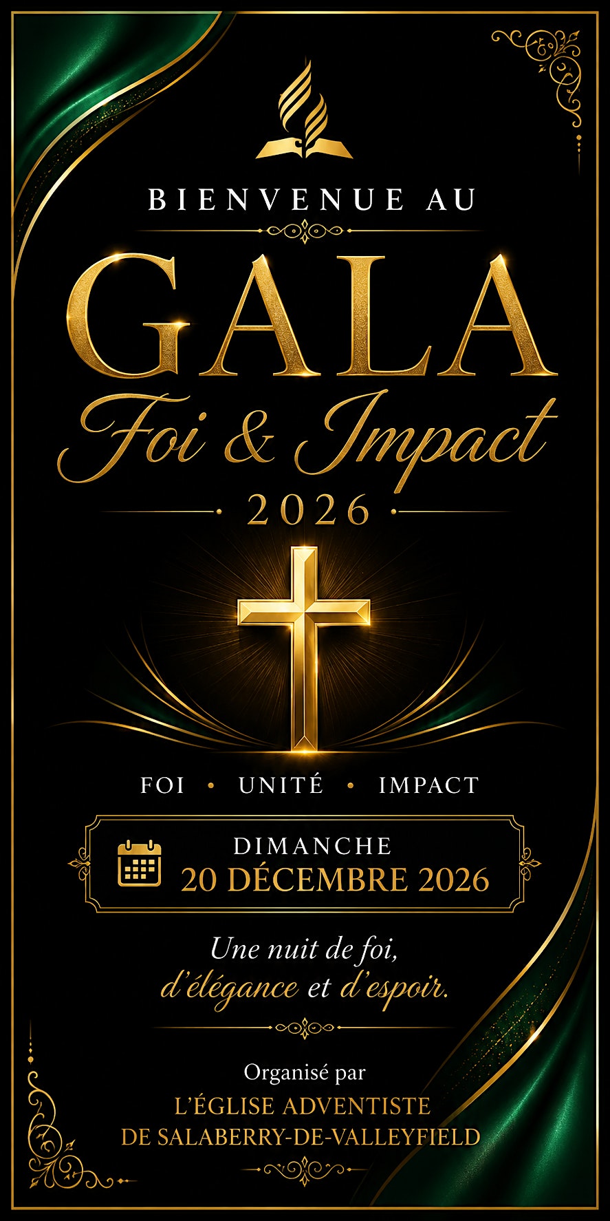 Soirée de Gala Chrétienne 2026 – Une nuit de foi d’élégance et d’espoir