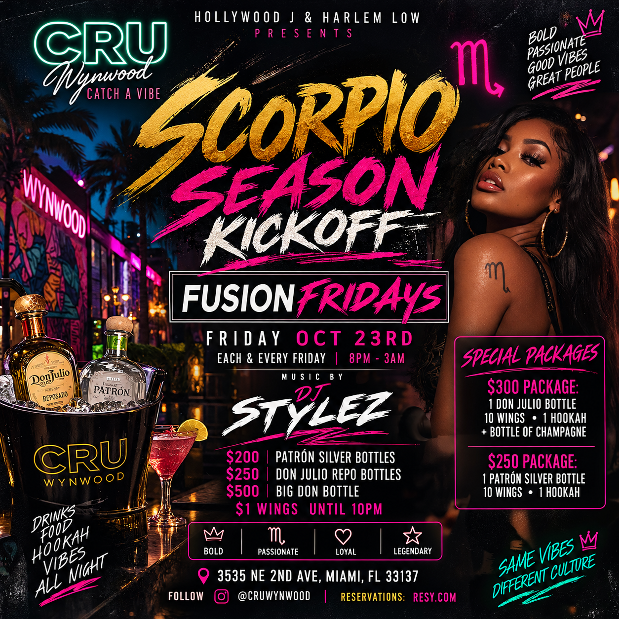 Fusion  Fridays At Cru Wynwood