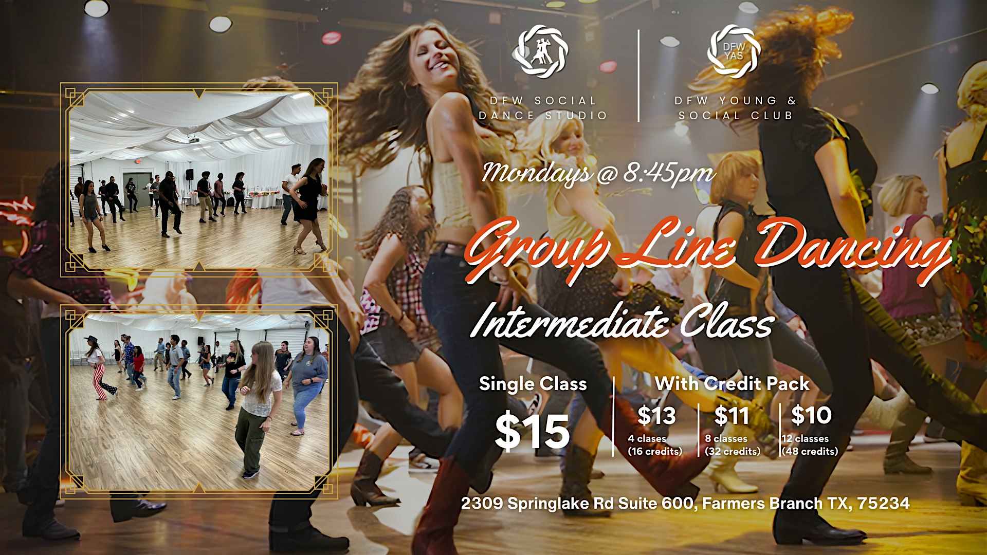Intermediate Line Dancing Class