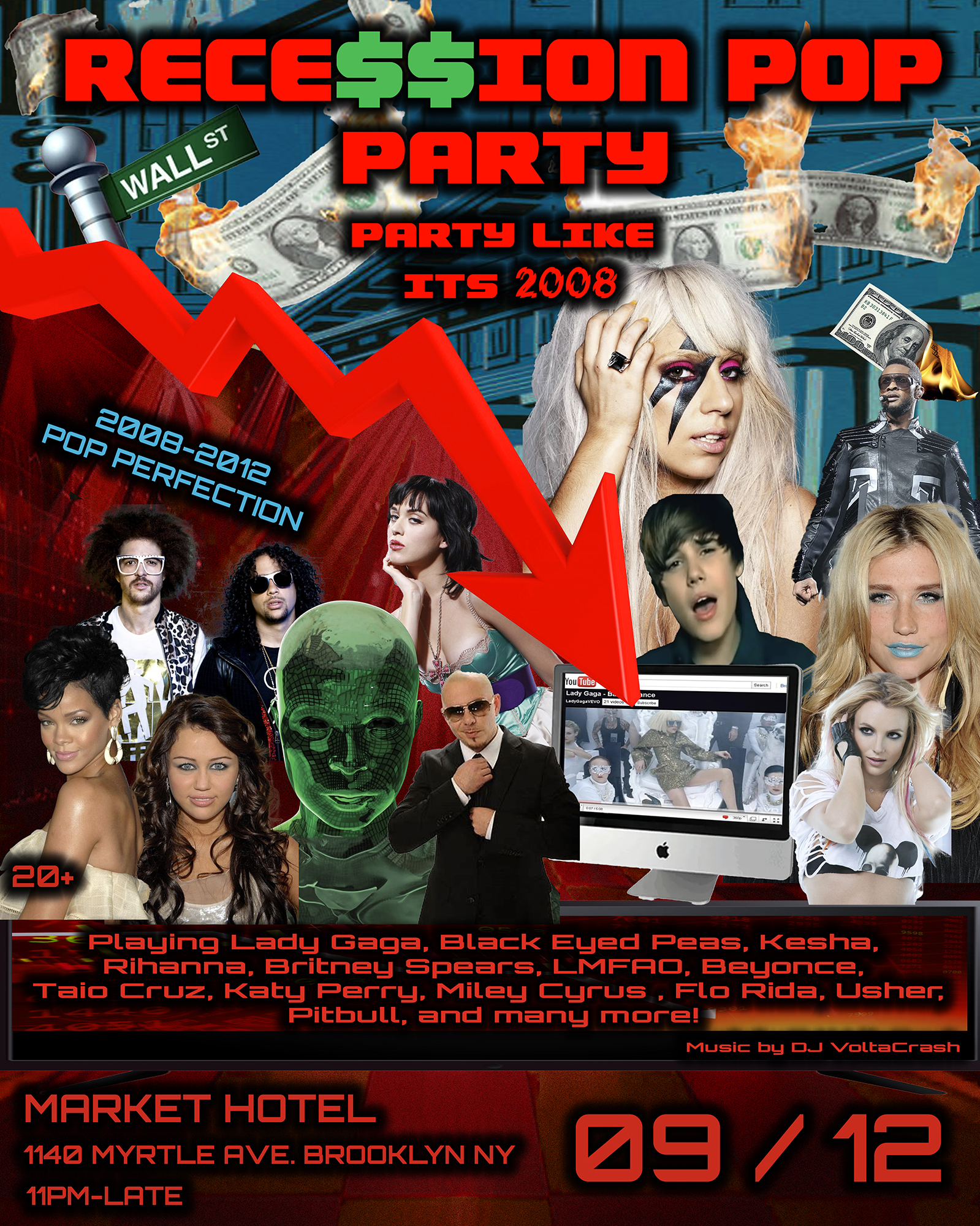 THE RECESSION POP PARTY: Party like it's 2008