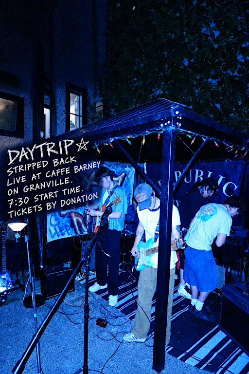DayTrip Live (Stripped Back)  at Caffe Barney
