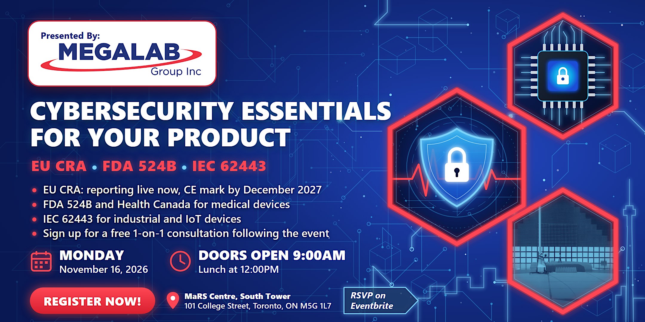 Cybersecurity Essentials for Your Product: CRA, FDA 524B and IEC 62443