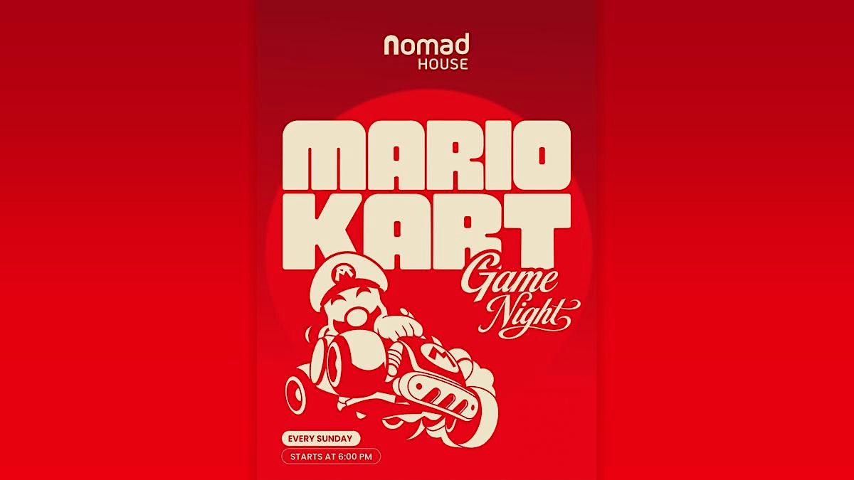 Mario Kart Game Night at Nomad House