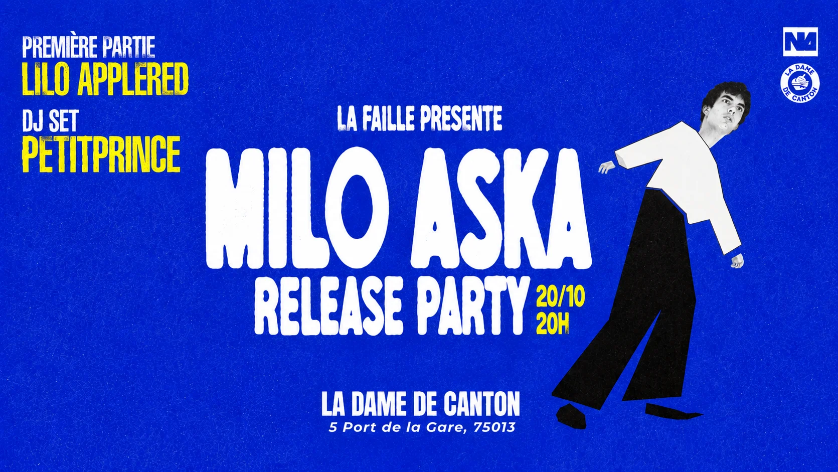 Milo Aska - Release Party X 1ère Partie Lilo Applered