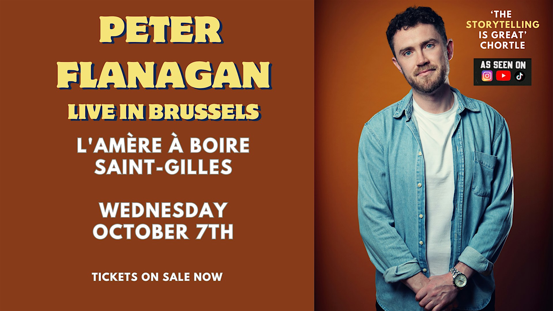 FRESH PRINCE OF KILDARE: LIVE IN BRUSSELS!