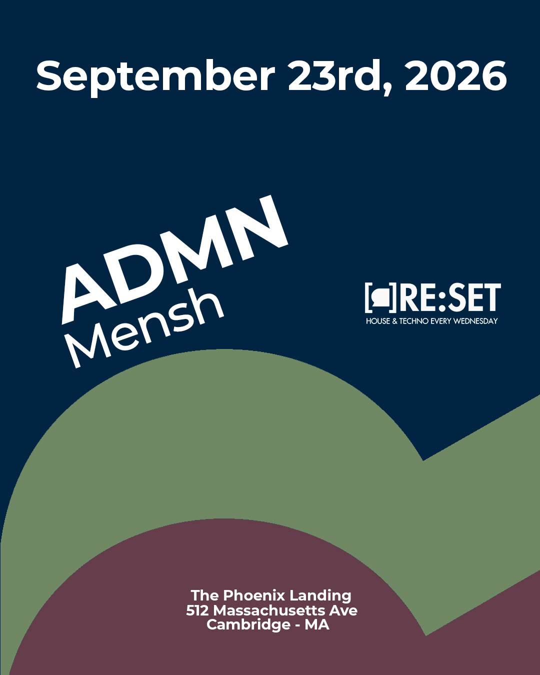 Re:Set with ADMN & Mensh