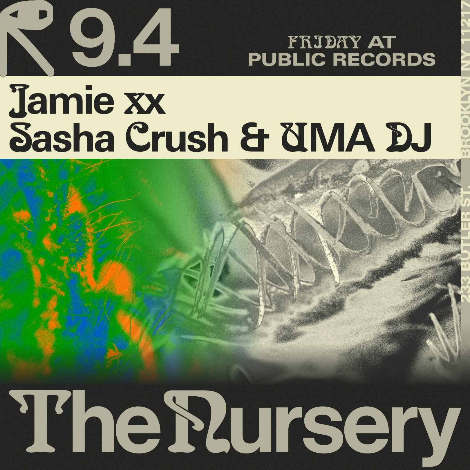 The Nursery: Jamie xx, Sasha Crush & UMA DJ