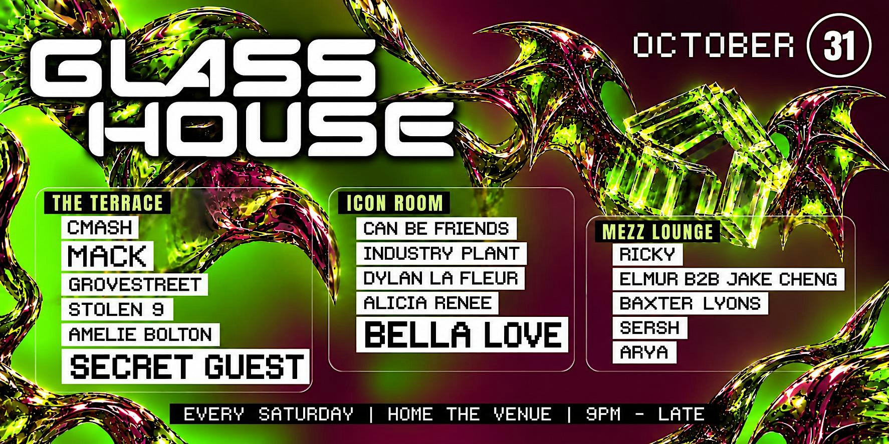 GLASS HOUSE HALLOWEEN BLOCK PARTY: FEAT SECRET GUESTS + MORE
