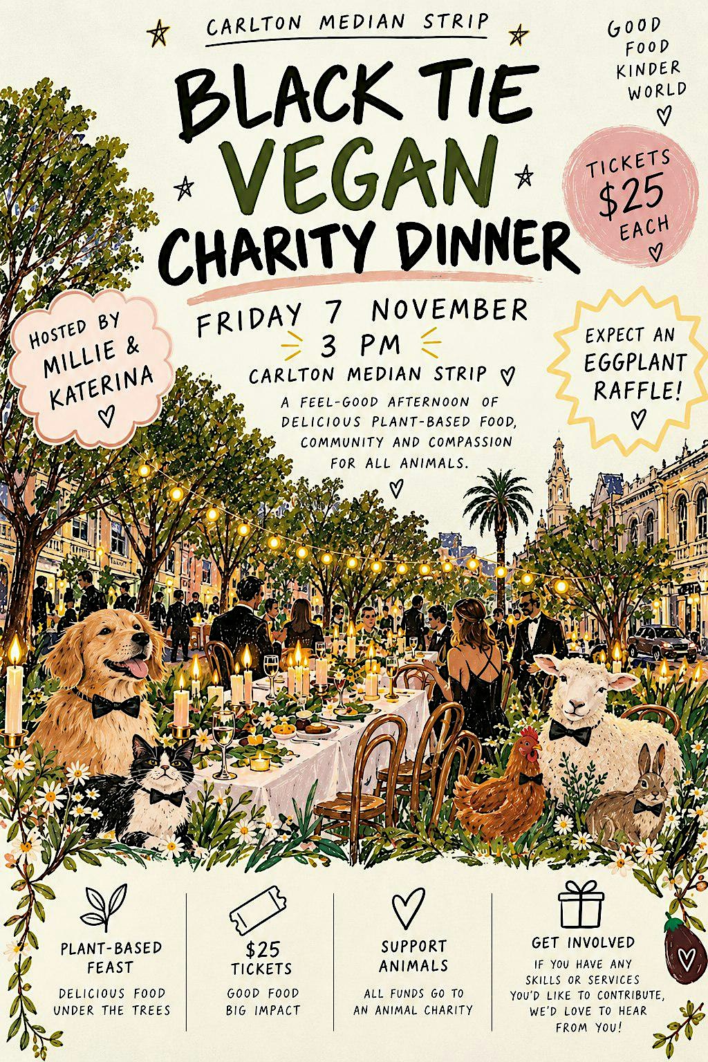 Black Tie Vegan Charity Dinner