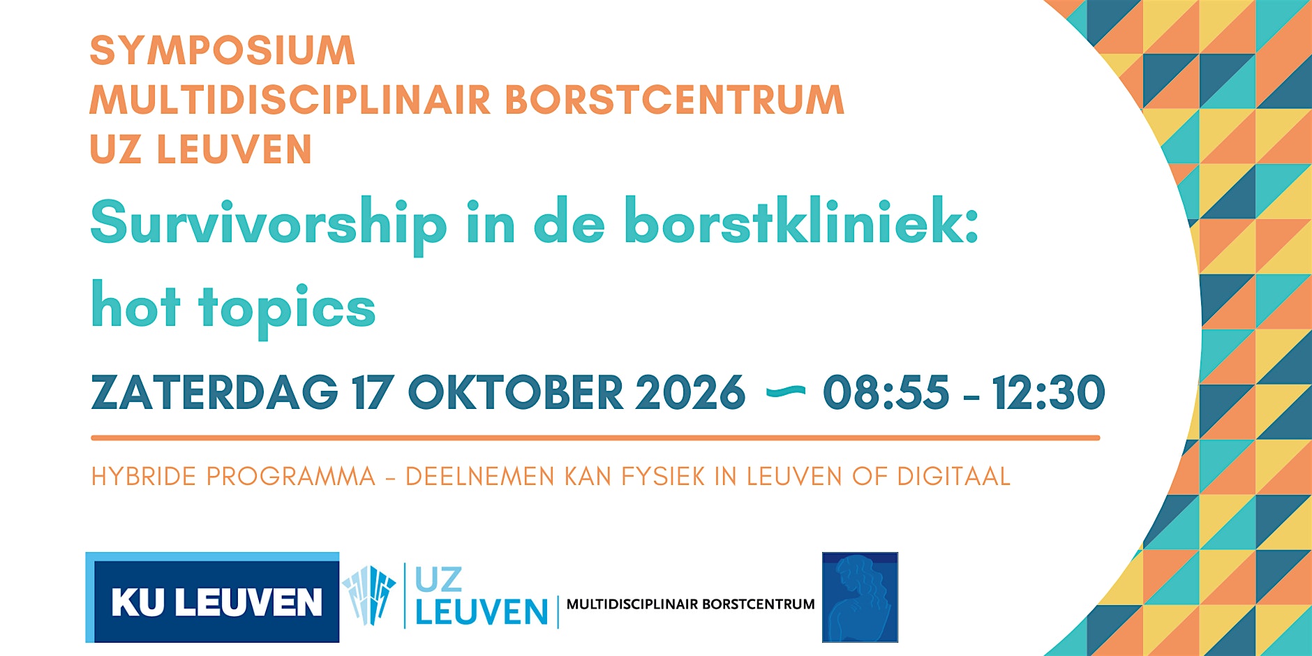 Symposium Multidisciplinair Borstcentrum UZ Leuven