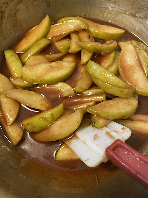 Annie's Signature Sweets BOOZY BAKES- BOOZY APPLE CRISP!