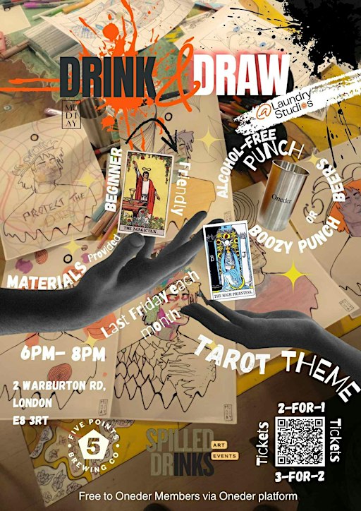 Drink + Draw @Laundry Studios