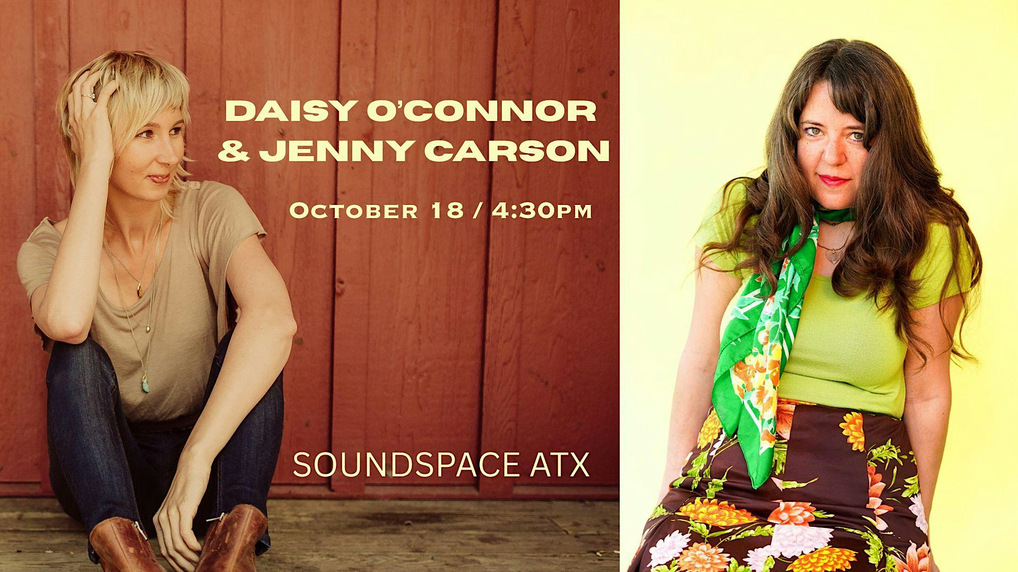 Daisy O'Connor and Jenny Carson - Early show!