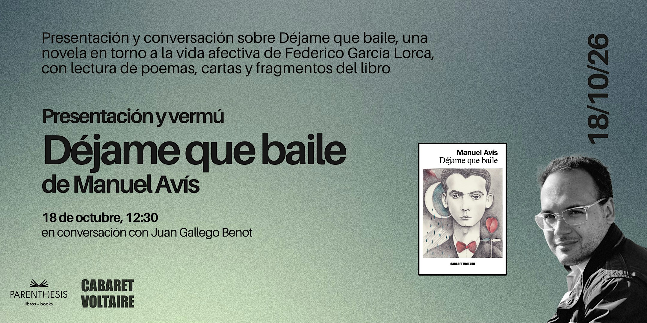 Presentación y vermú: Déjame que baile de Manuel Avís