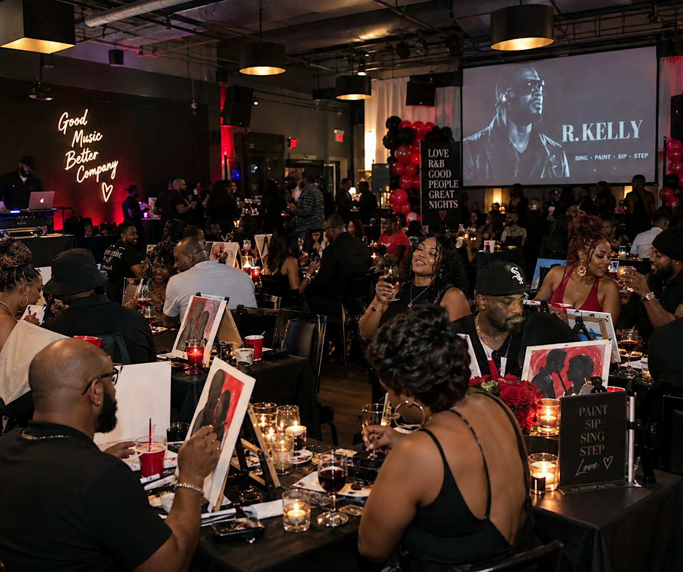 Chicago R&B  Sing A Long  Paint & Sip:Sweetest Day Edition