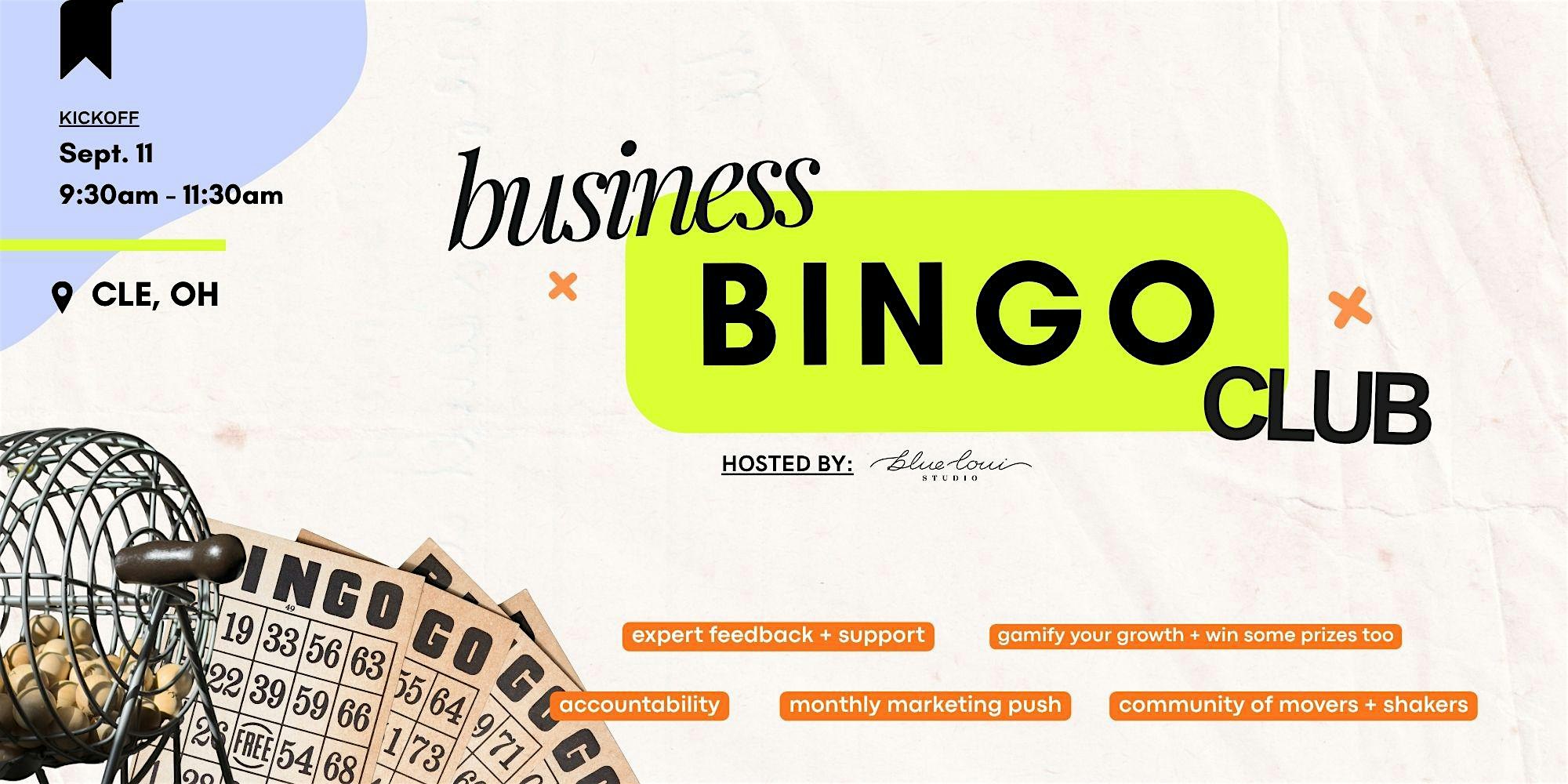 Business Bingo with Blue Loui Studio