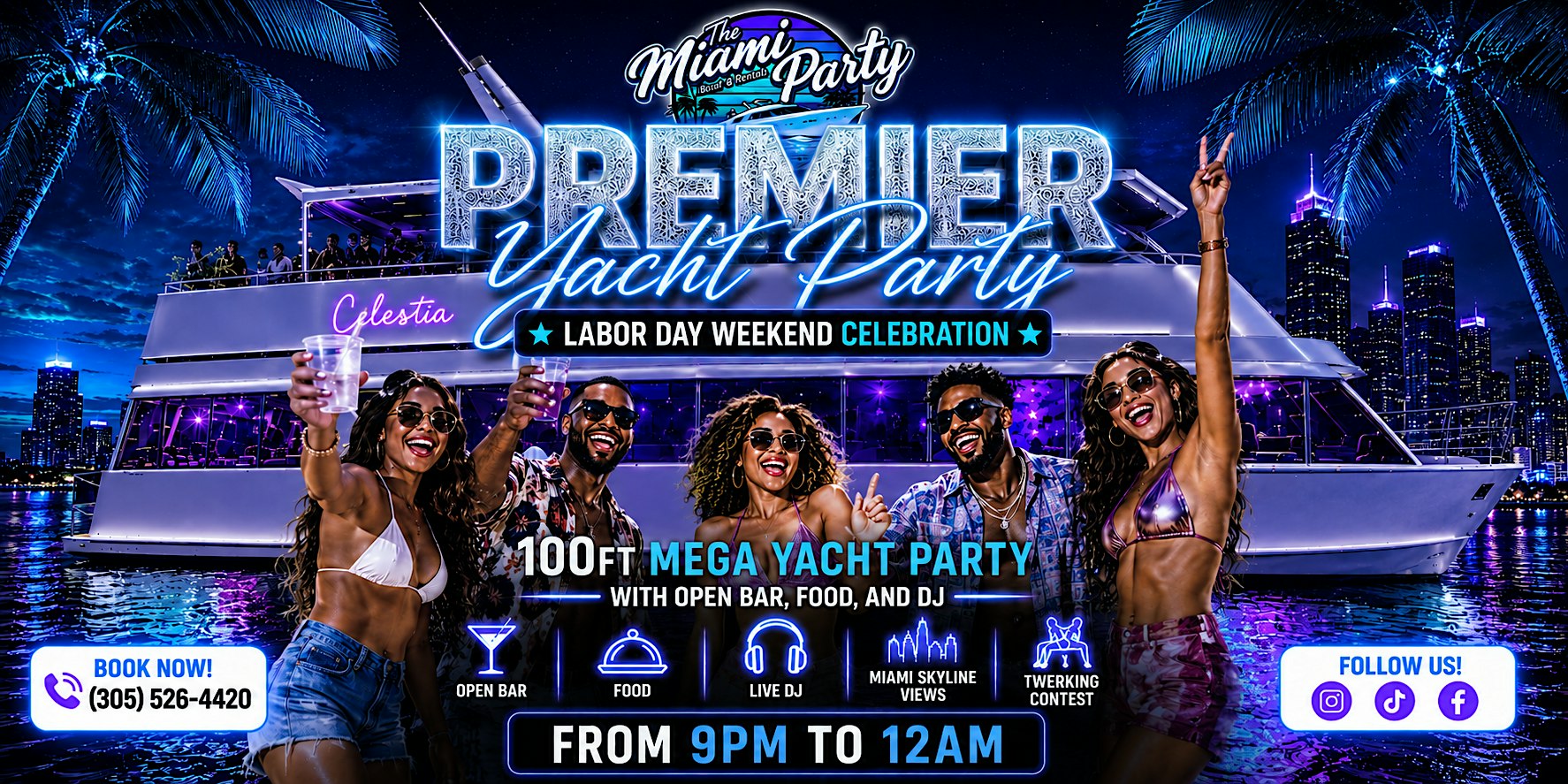 Yacht Party Miami |  Luxury Hip Hop Yacht Package