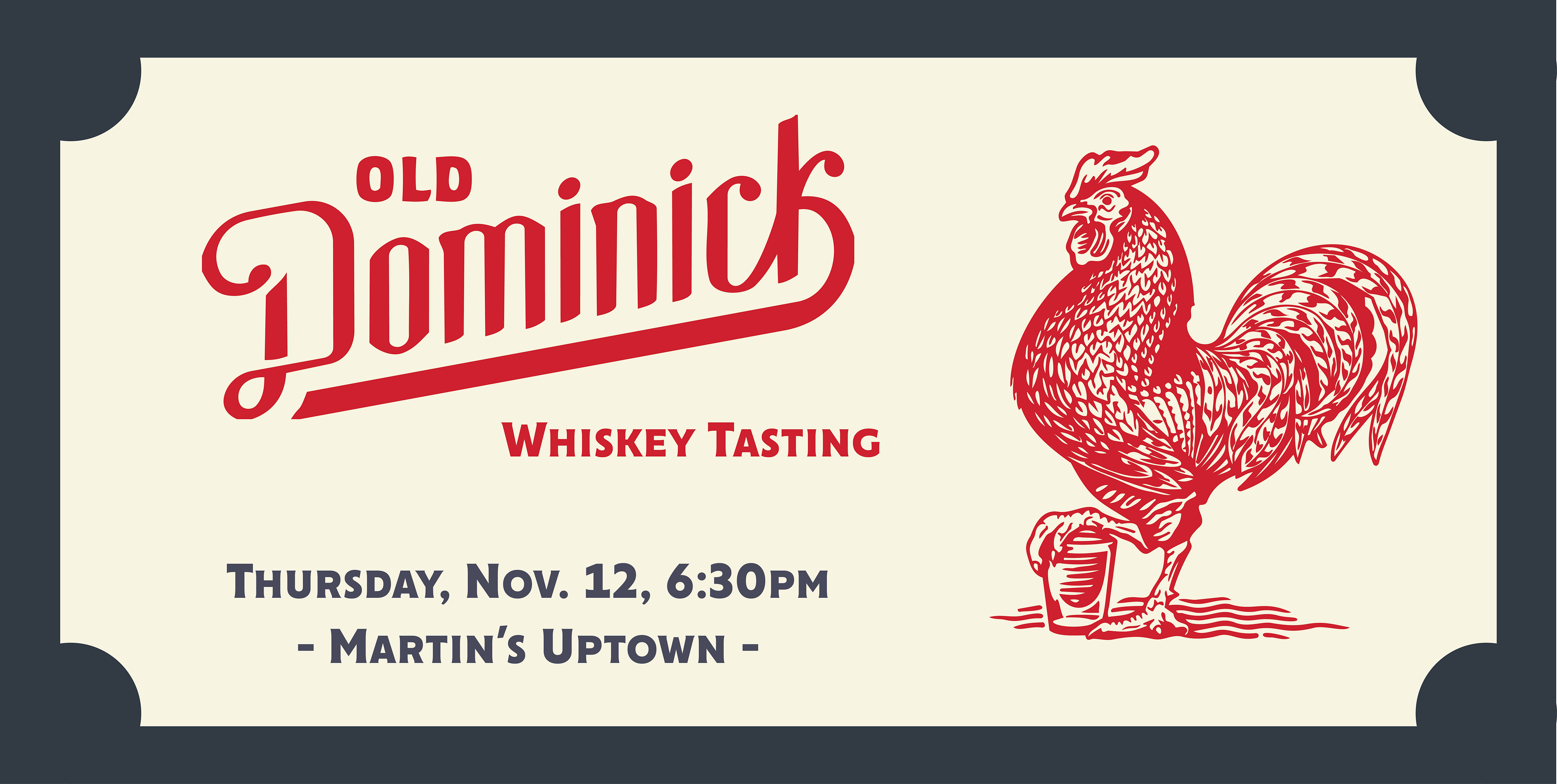Old Dominick Whiskey Tasting