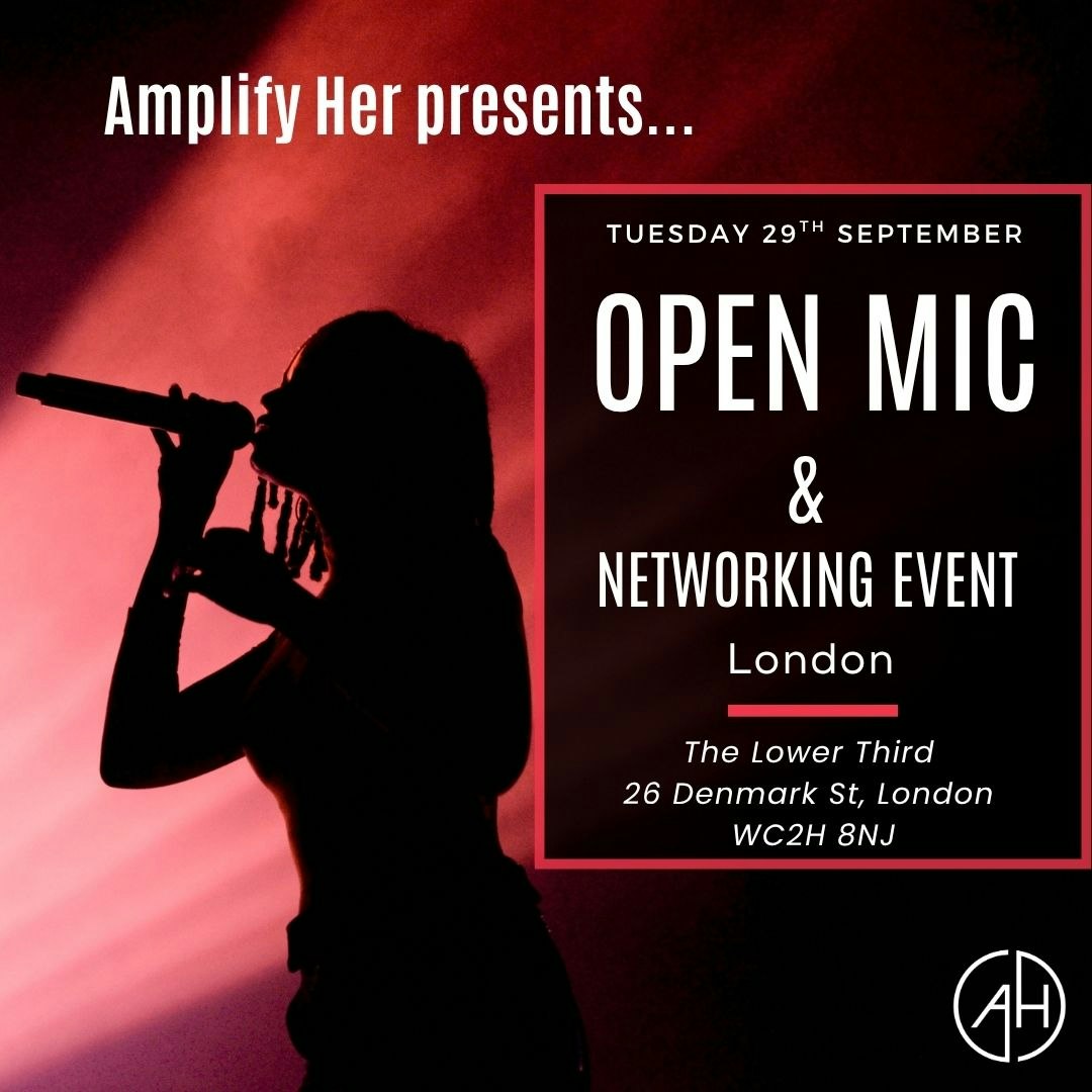 Amplify Her Open Mic & Networking Event