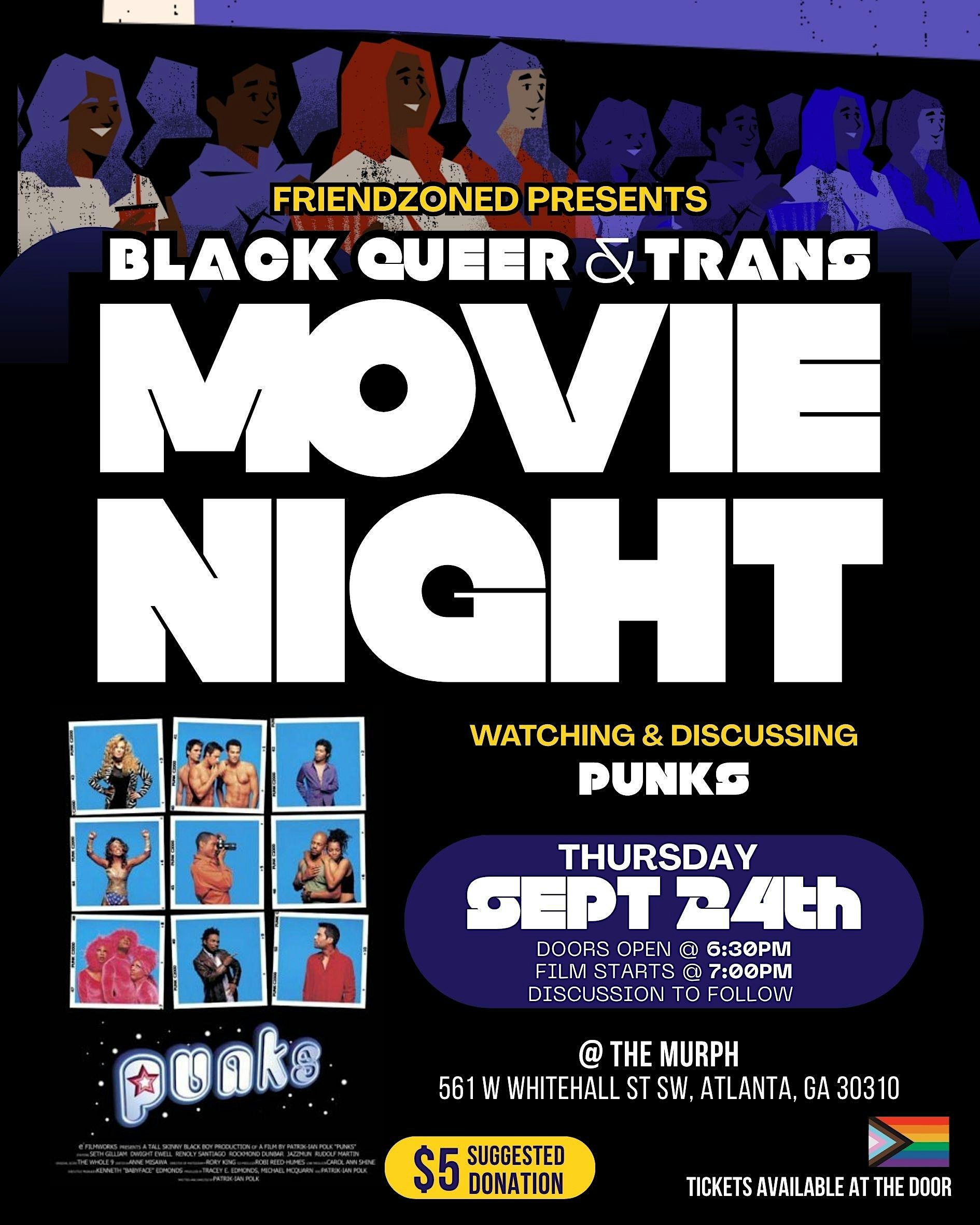 FriendZoned’s Black Queer Movie Night & Discussion