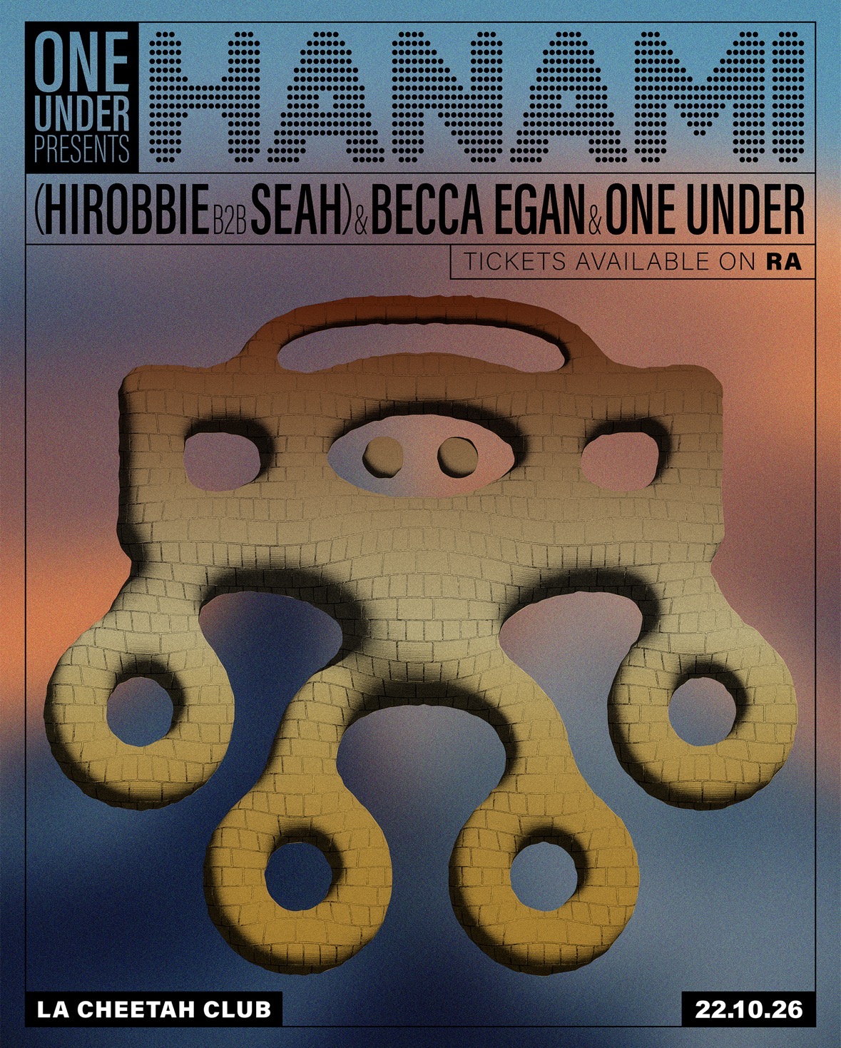 One Under presents: HANAMI (SEAH B2B hiRobbie)